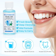LLHQAMT natural mint scent refreshes breath after meals