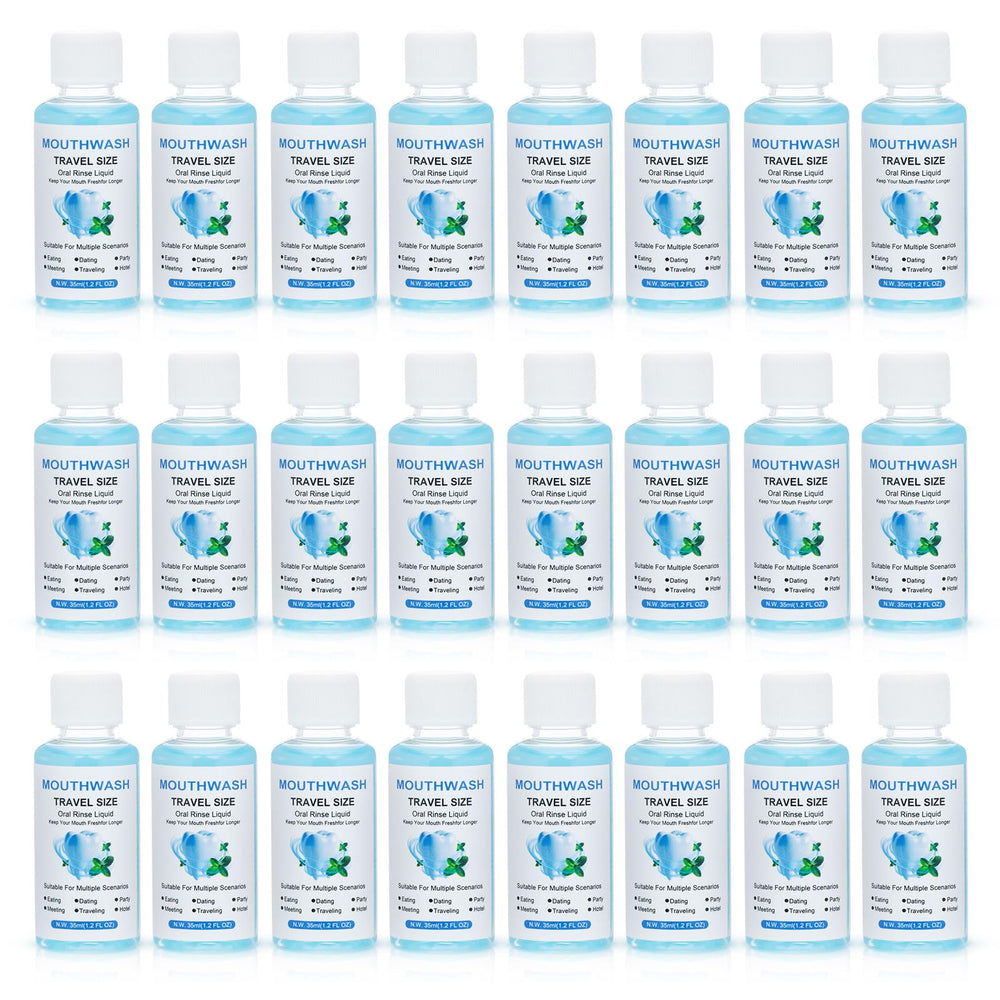 LLHQAMT travel mouthwash 35ml bottle with compact travel kit for on-the-go freshness