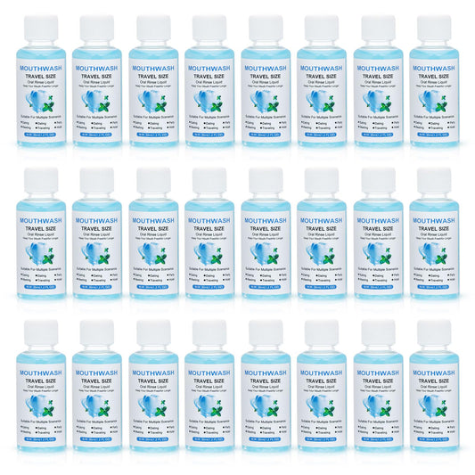 LLHQAMT travel mouthwash 35ml bottle with compact travel kit for on-the-go freshness