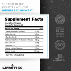 LMNITRIX Burnz EXT serving spoon with capsules ready to take