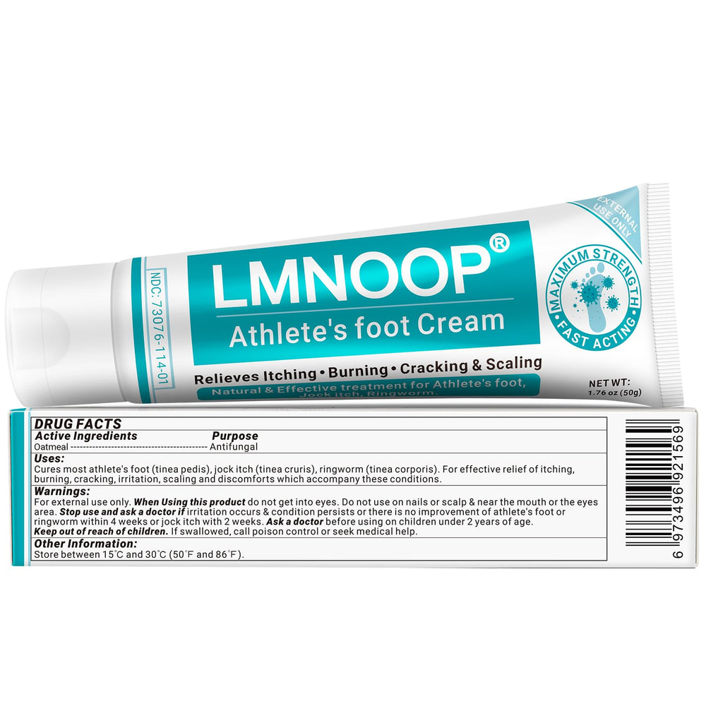 LMNOOP cream leaves no sticky residue on skin after application.