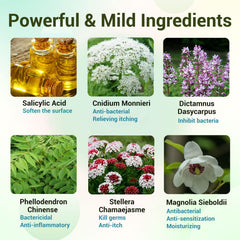 LMNOOP Psoriasis Cream ingredients panel featuring 2 percent salicylic acid