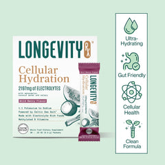 Longevity Rx user enjoying focused energy during workout or study.