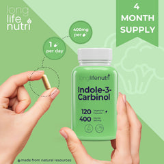 Made-in-USA facility badge on LongLifeNutri packaging emphasizes quality control.