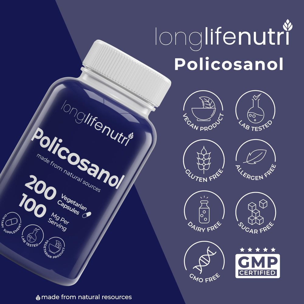 Complimentary pill organizer included with LongLifeNutri Policosanol