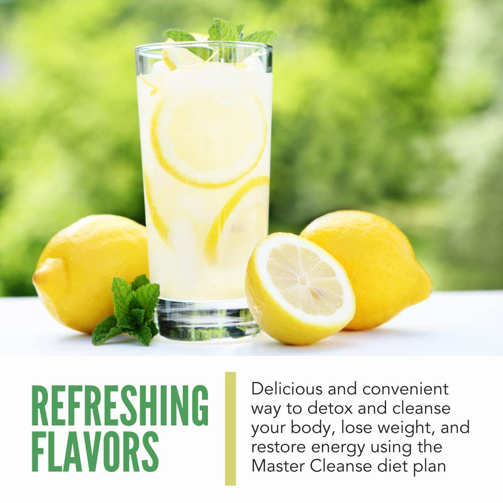 LonoLife Master Cleanse Lemonade gluten-free label highlights natural ingredients.