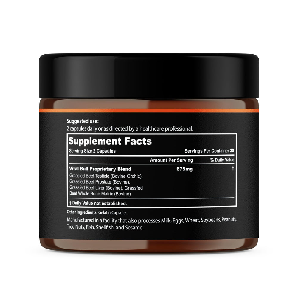 Lonvera Vital Bull 30-day supply box conveying convenient routine for men