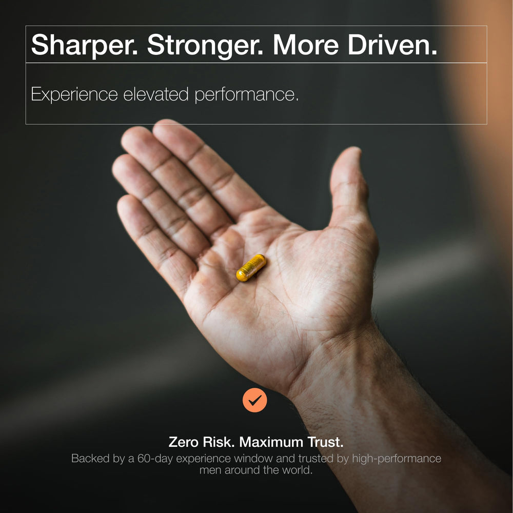 Lonvera Vital Bull capsules dispensed for a simple two-capsule daily routine