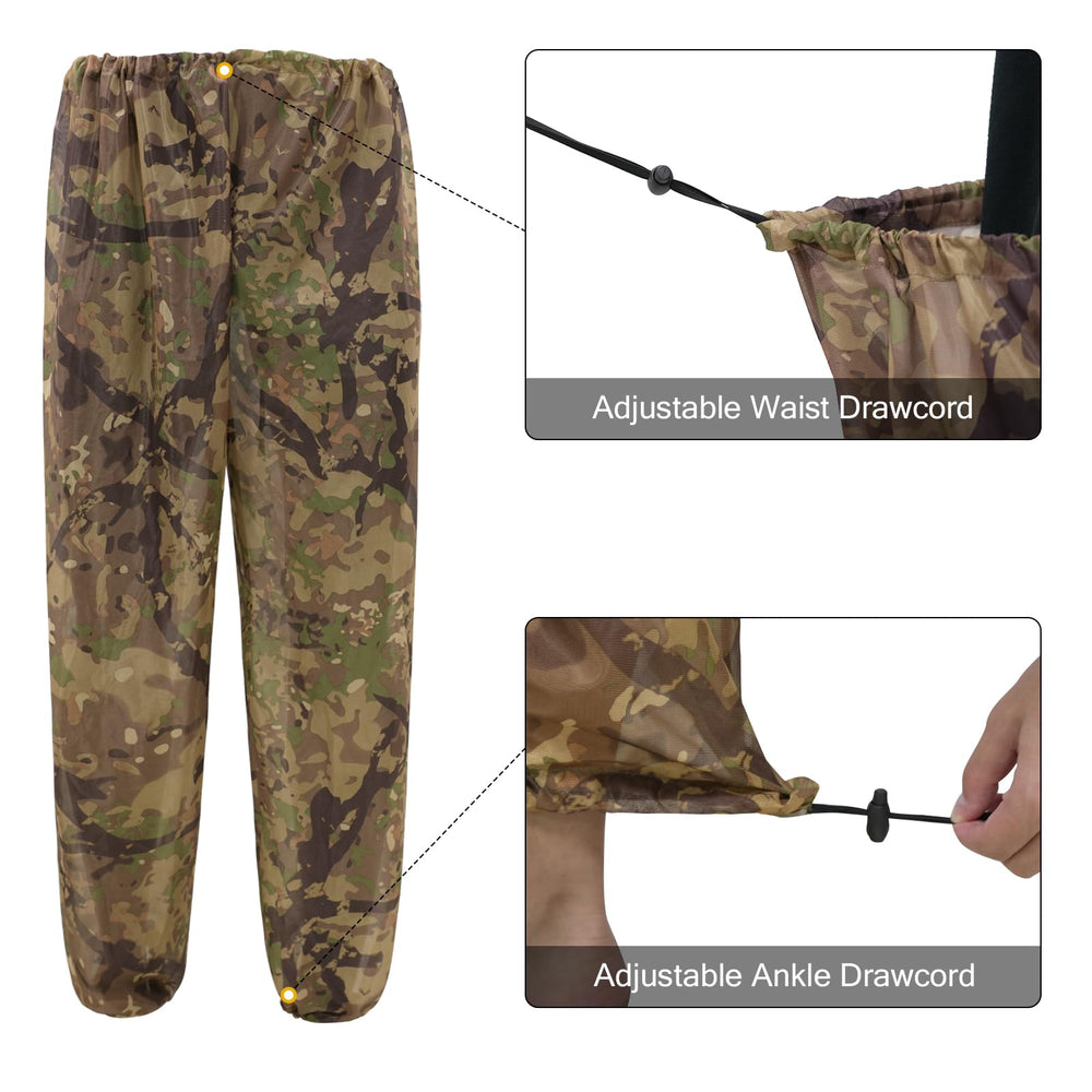 LOOGU translucent-net-yarn allows clear sight while staying protected.