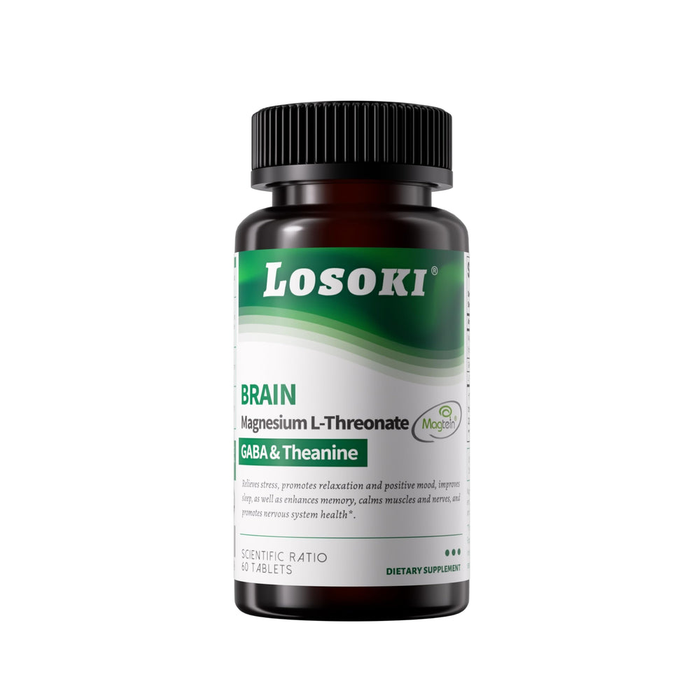 Losoki Magnesium 60 tablets packaging display for reliable daily use