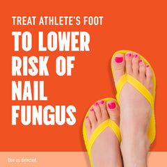 Lotrimin AF ringworm spray helps protect affected skin.