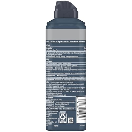 Quick-drying Lotrimin AF spray for mess-free daily wear.