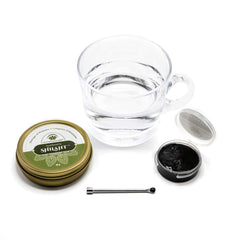 Lotus Blooming Herbs Shilajit resin lab certificate indicates independent safety checks.