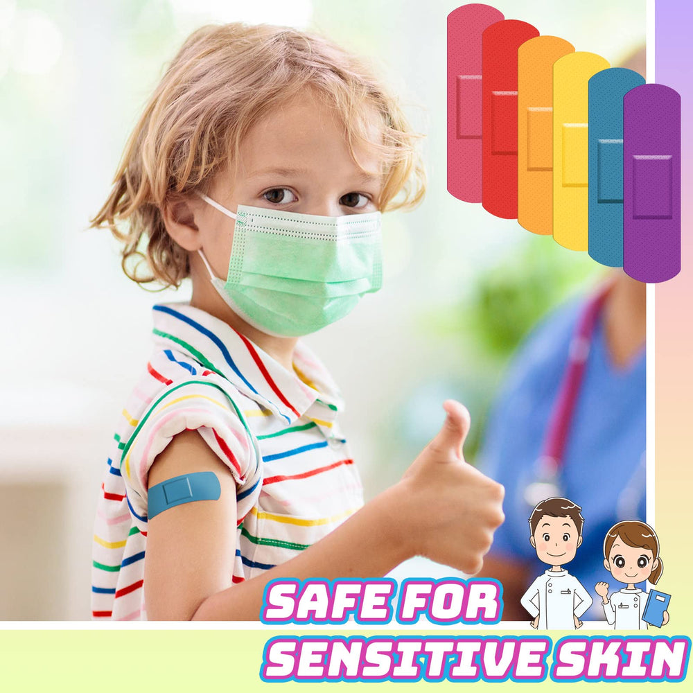 Lounsweer kids bandages sized 56 by 19 mm for small wounds.