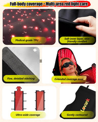 Lovank detachable dual-mat design enables cocoon-style therapy.