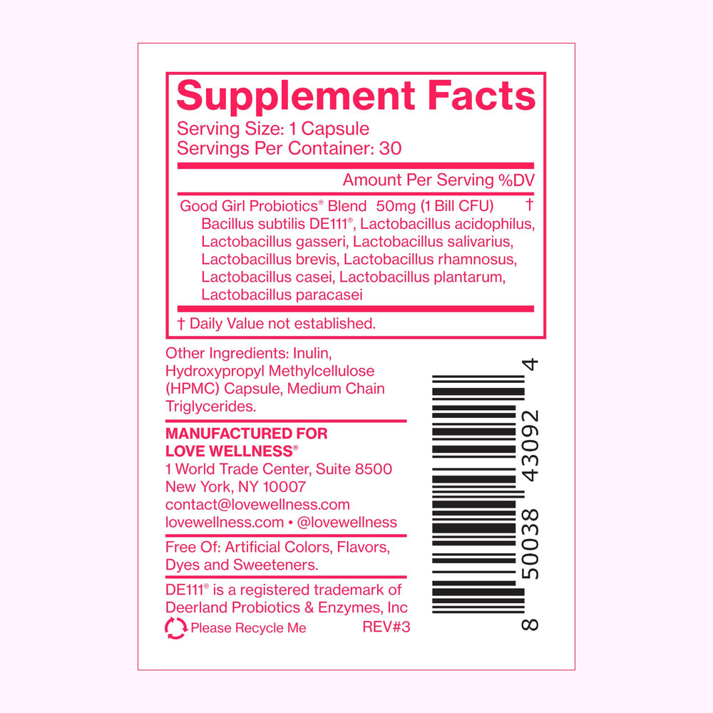 Love Wellness duo pack front view showcases complete feminine health support.