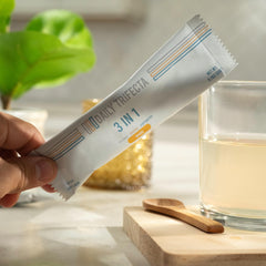 Lovie Style Daily Trifecta mango coffee mix, supports morning focus