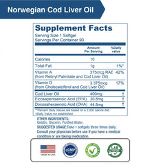 Lovita Cod Liver Oil burpless formula with no fishy aftertaste