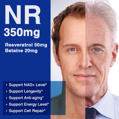 LOVITA NR enteric-coated capsules detail highlighting protective delivery for targeted NAD+ support.