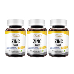 Lovita Zinc 50mg bottle front promoting immune support and potency