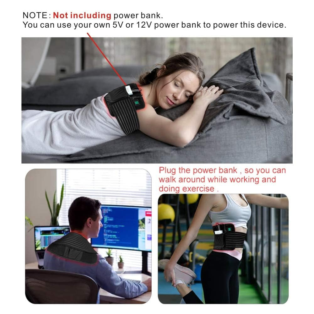 LOVTRAVEL combined red and infrared mode for flexible sessions