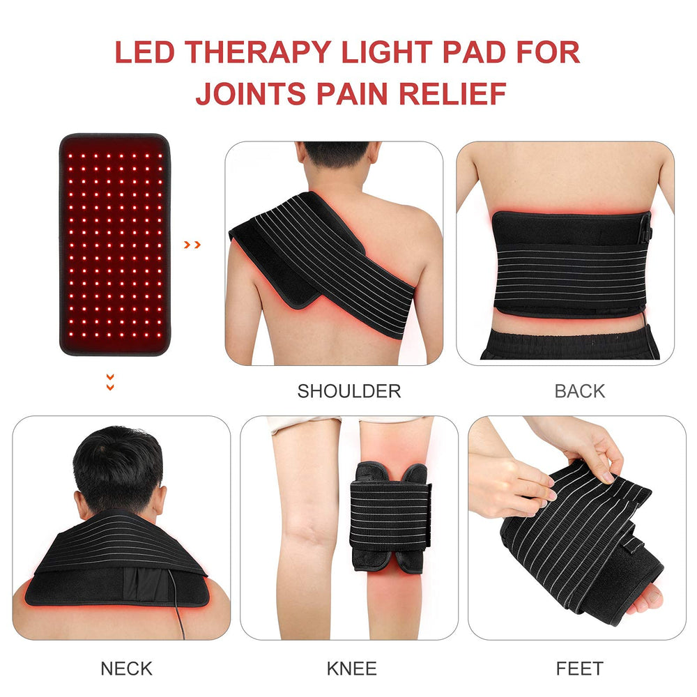 LOVTRAVEL wearable light wrap provides hands-free therapy