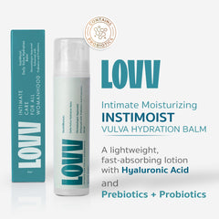 LOVV Instimoist texture swirl shows lightweight hydration with quick-absorbing formula.