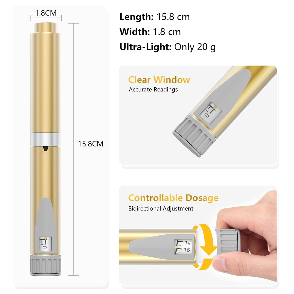 Lpzzsis compatible 3ml cartridges simplify refilling with common peptide formulations.
