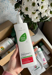 LR Health & Beauty Aloe-Via fragrance free formula in action for sensitive skin
