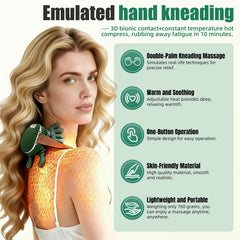 Lrthyonis ergonomic neck-shoulder wrap illustrating comfortable wrap-around design.