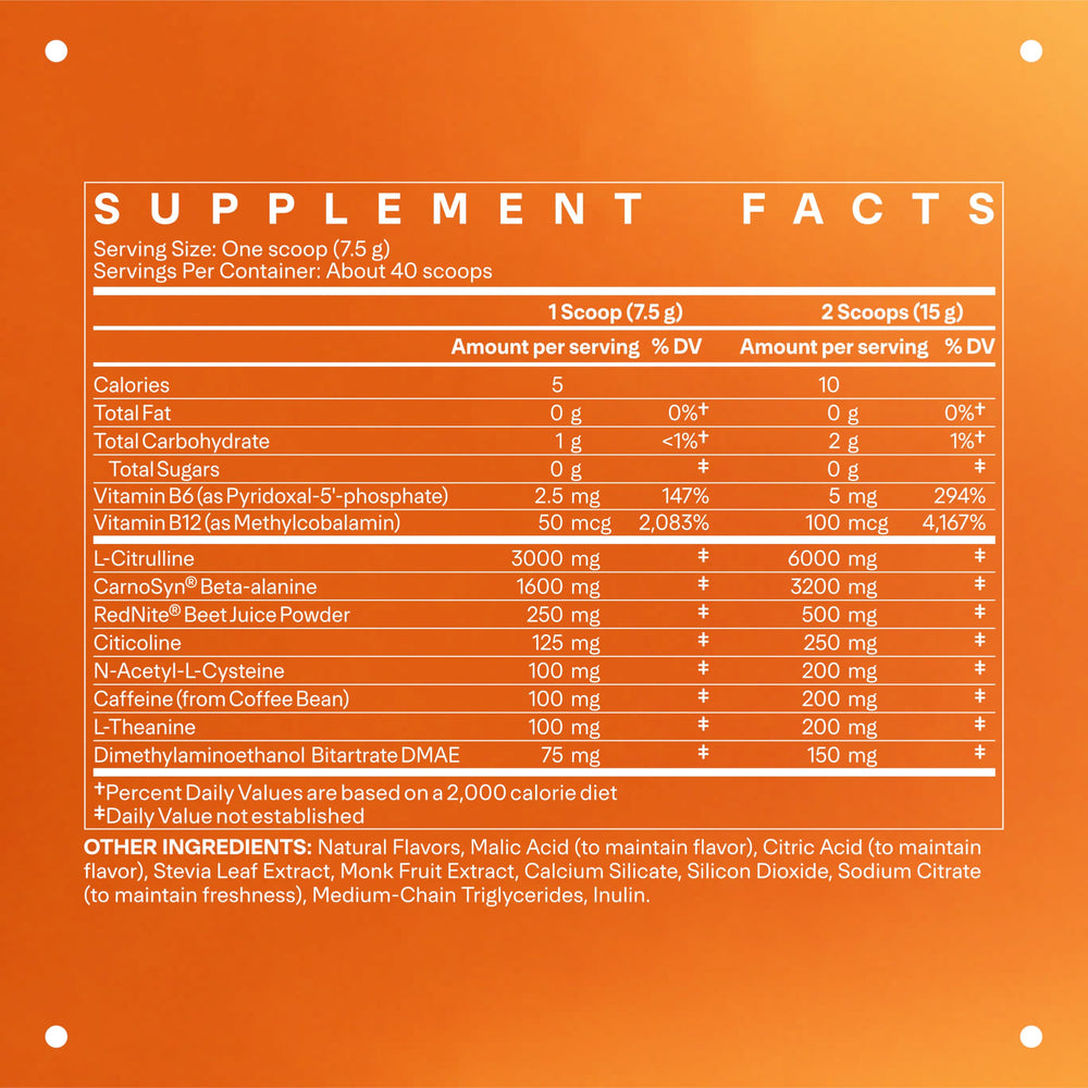 LTH Pump pre-workout pour shows a vibrant drink for smooth energy.