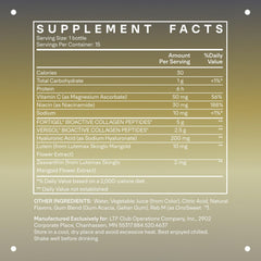 Closeup of LTH Rewind Collagen Elixir texture and color