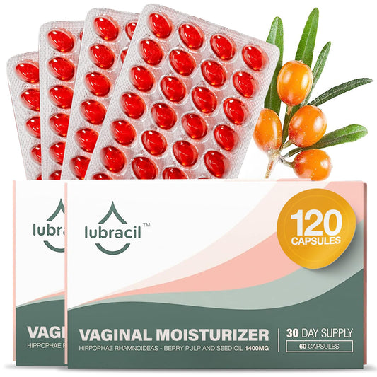 Lubracil vaginal moisturizer pills sea buckthorn caplets for daily hydration