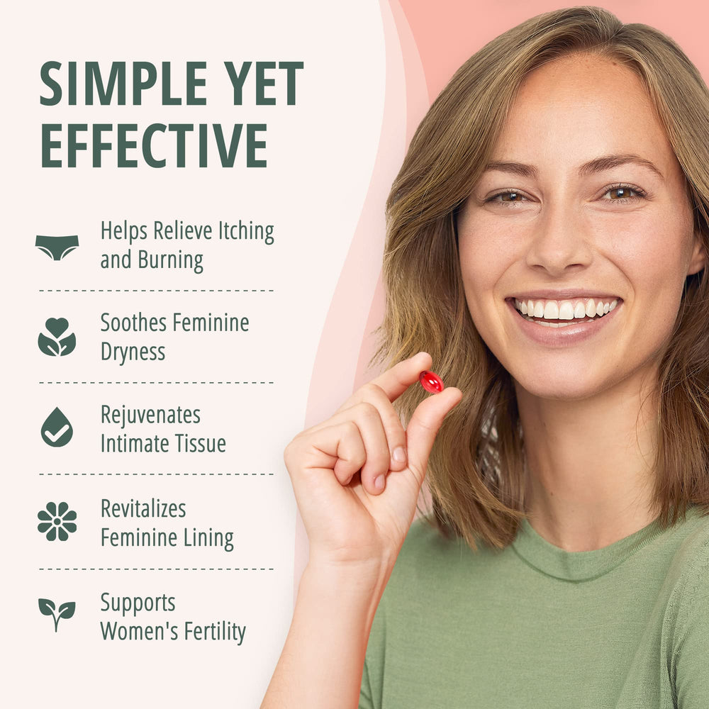Lubracil vitamins A and E capsules nourish vaginal wellness