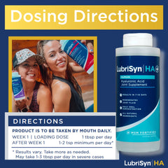 Liquid supplement dropper used to mix Lubrisyn HA into water.