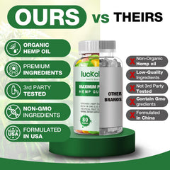 LUCKCHAN hemp gummies CO2 extraction preserves nutrients and potency