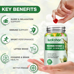 LUCKCHAN hemp gummies pain relief and calm moments