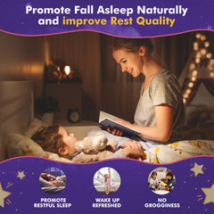 Child enjoying LUCNVEM gummies during evening routine