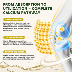 LUCNVEM pineapple-flavored liquid drops for daily calcium support