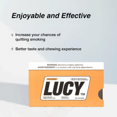 Close-up of Lucy Espresso packaging highlighting quality ingredients and flavor