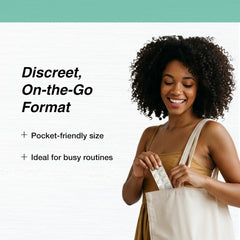 LUCY NRT Mint Gum ideal for discreet use during a busy day.