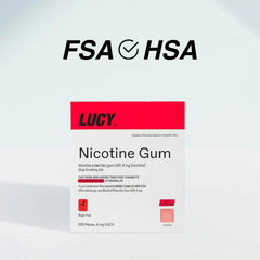 LUCY NRT gum morning routine scene for wake-up cravings.