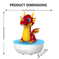 LUCYLANKER Dragon Humidifier bedroom setup for cozy evenings