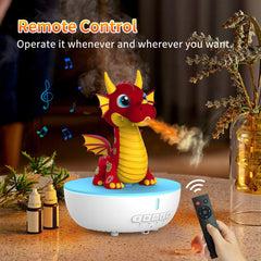 LUCYLANKER Dragon Humidifier remote control view for easy operation