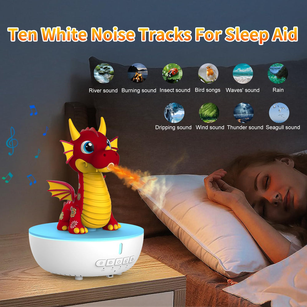 LUCYLANKER Dragon Humidifier timer display enabling scheduled use