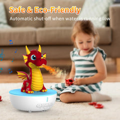 LUCYLANKER Dragon Humidifier white noise feature in action