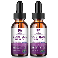 Lukaree Cortisol Drops blueberry bottle ready for daily calm and focus.