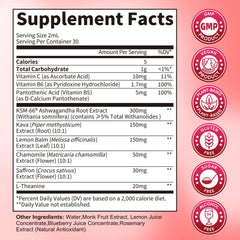 Lukaree Cortisol Supplements packaging with cranberry/blueberry flavor labeling