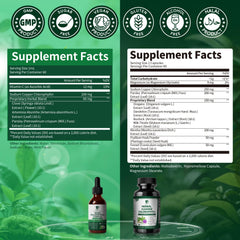 Lukaree digestive balance concept with parsley Artemisia hinting at gut wellness.