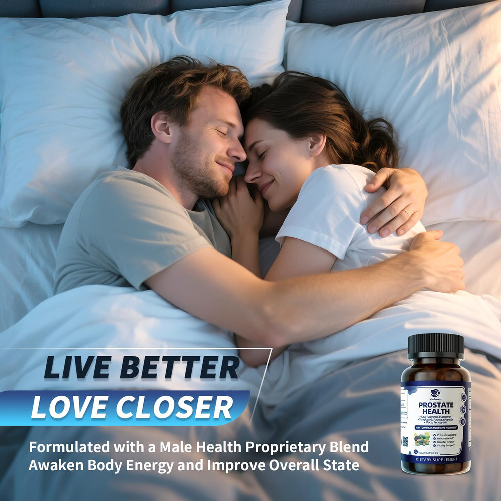 Lukaree Prostate 18-in-1 packaging illustrating urinary health support.